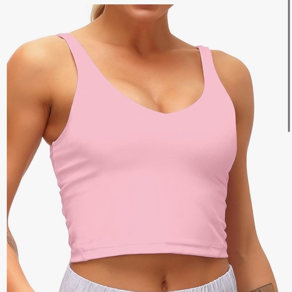 Amazon Other - Pink Women's Cropped Workout Top